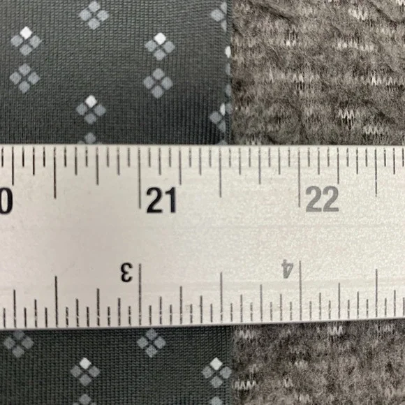 Dunning Polo Shirt Mens Medium Gray Colebrooke Jersey Performance Geometric Golf - Picture 4 of 6